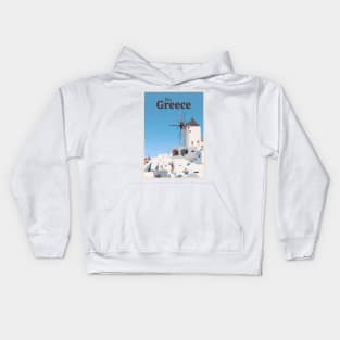 Visit Greece Kids Hoodie